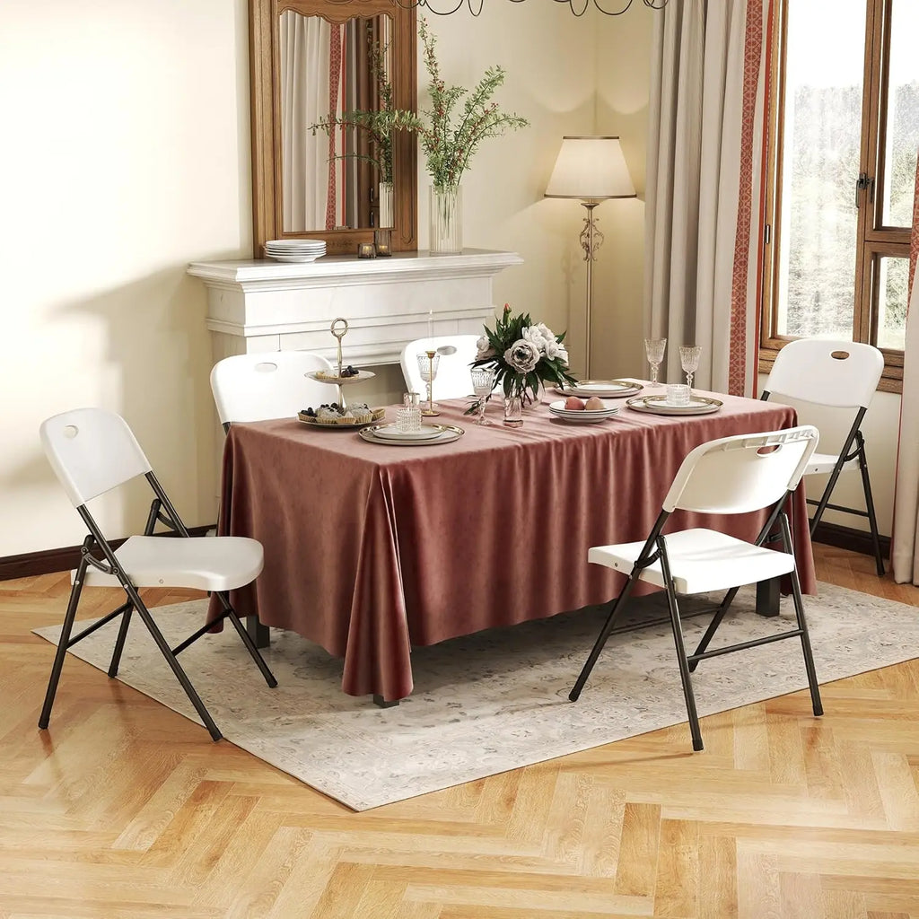 8 Heavy Duty Folding Chair, 800#, Indoor/Outdoor