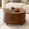 Round Storage Coffee Table