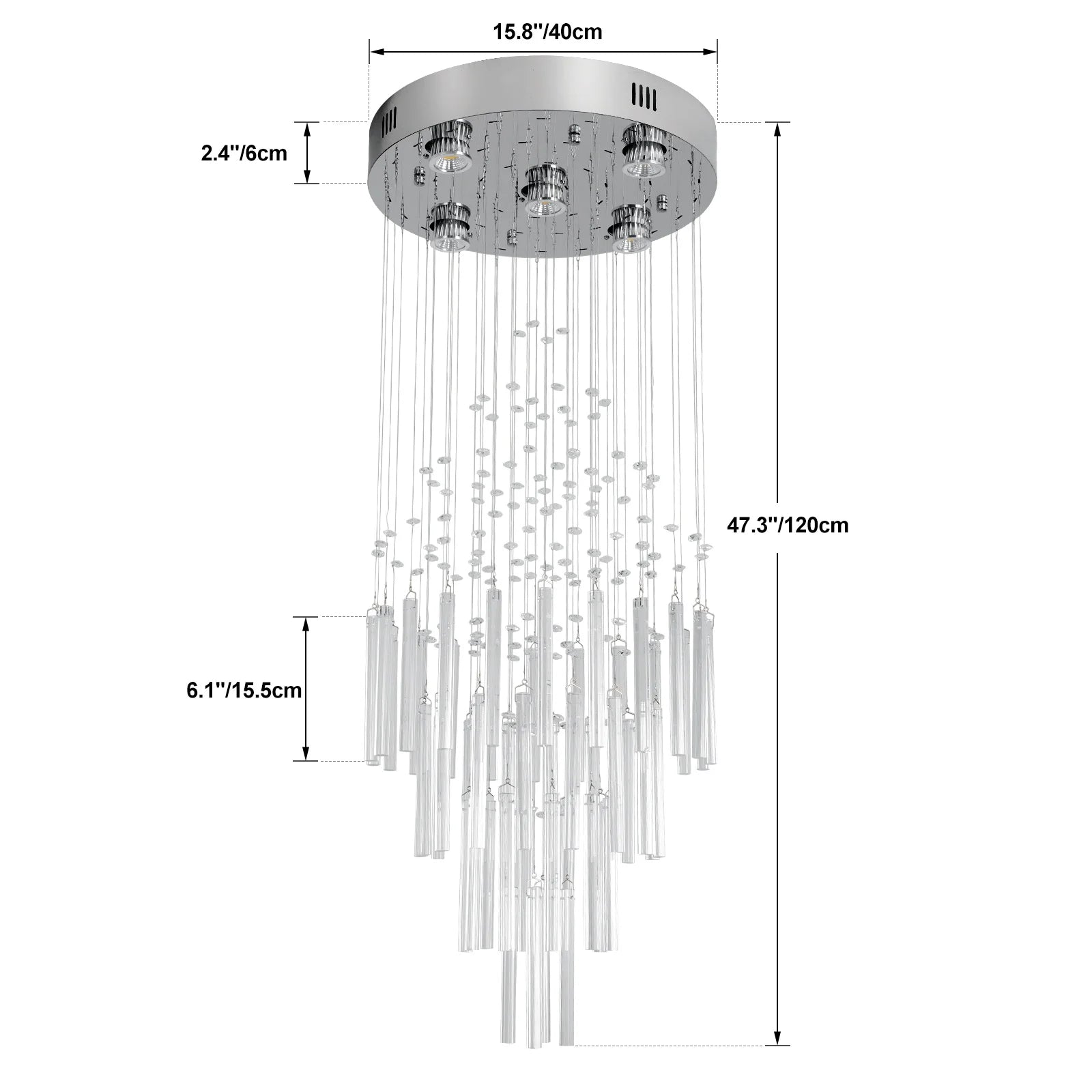 Luxury Crystal Lusteur Chandelier
