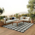 Diamond pattern Indoor/Outdoor 6' X 9'