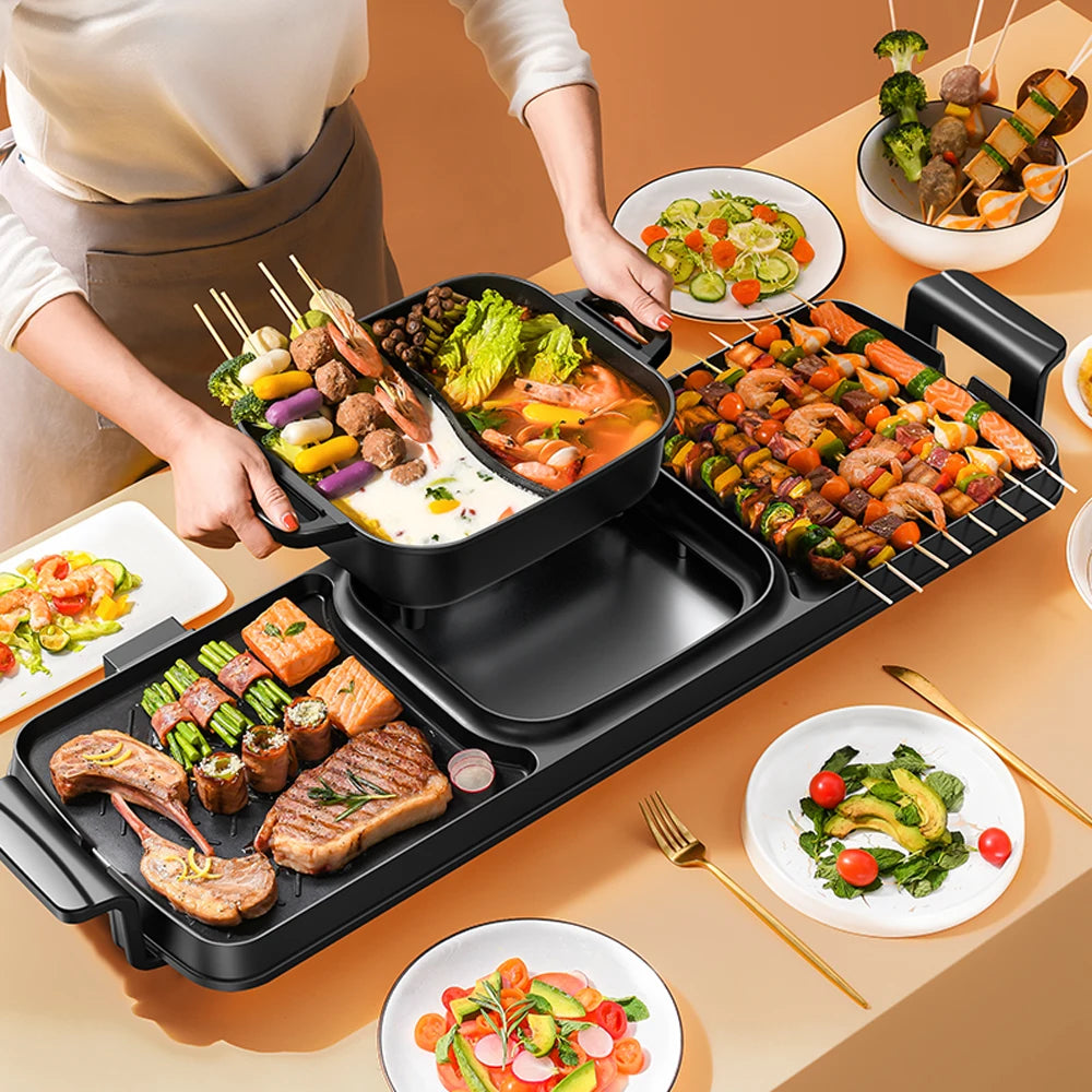 A Hot Pot Both Grilling/Hotpot