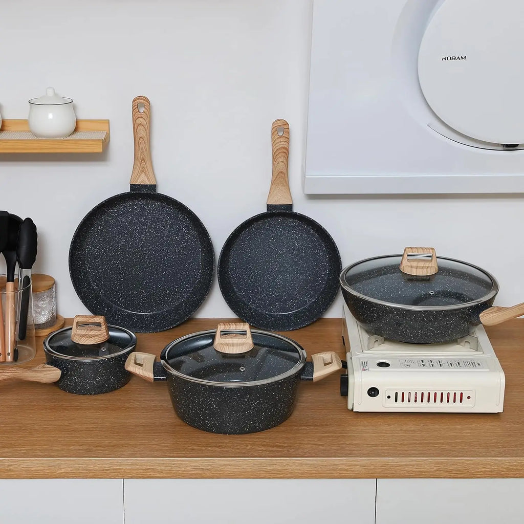 15 pcs Non-Stick Ceramic Cookware Set