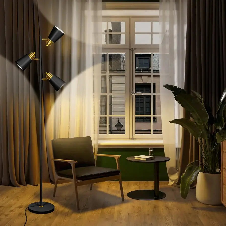 Floor Lamp industrial 3Light LED