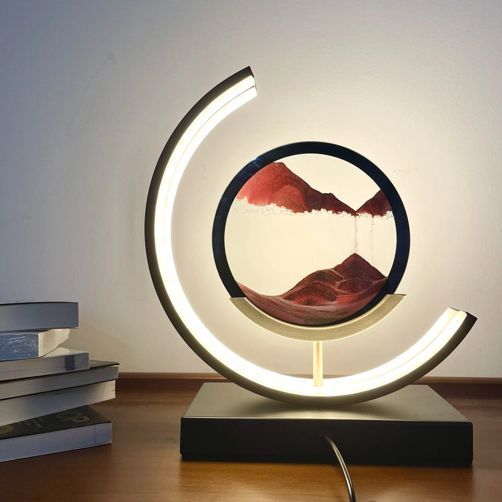 Moving Sand Art Picture-In- Motion Lamp