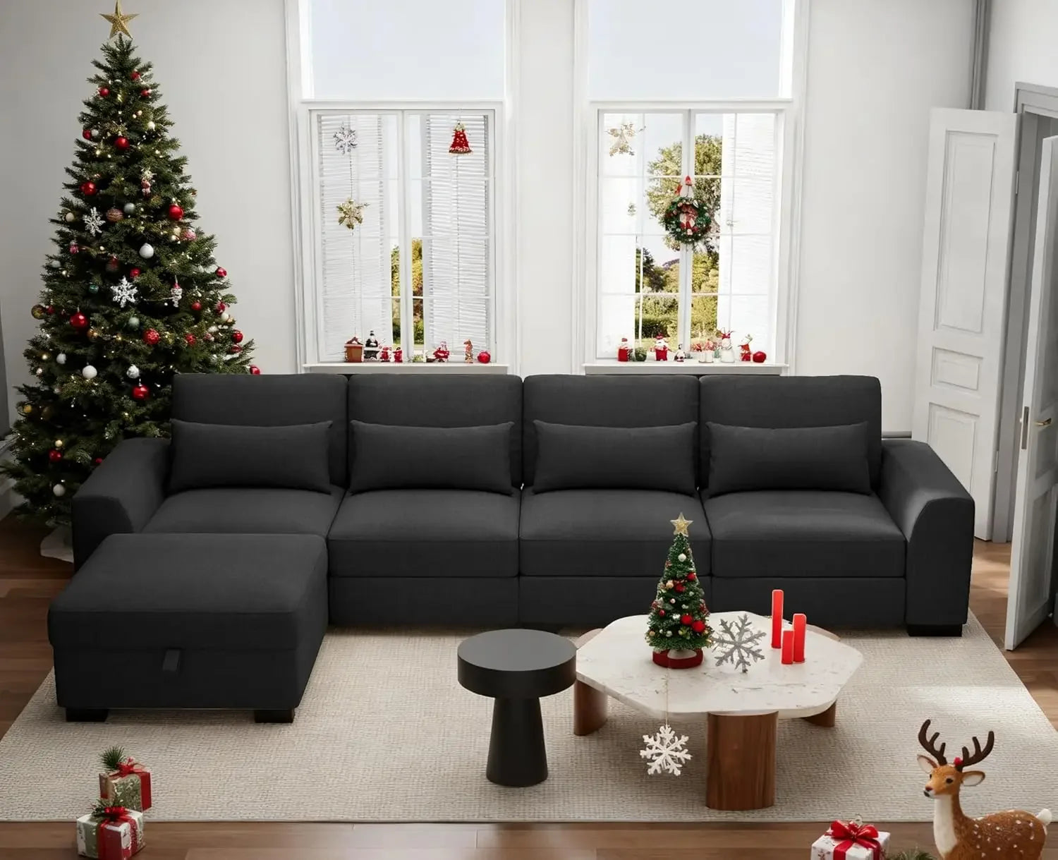 Modular Sectional Convertible L Shaped