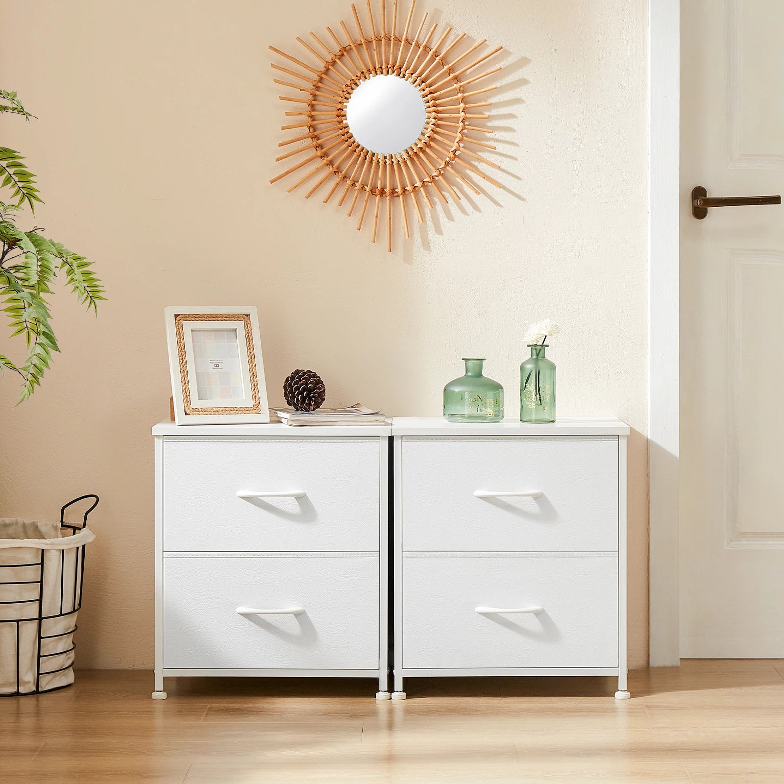 2 Drawer Storage Table