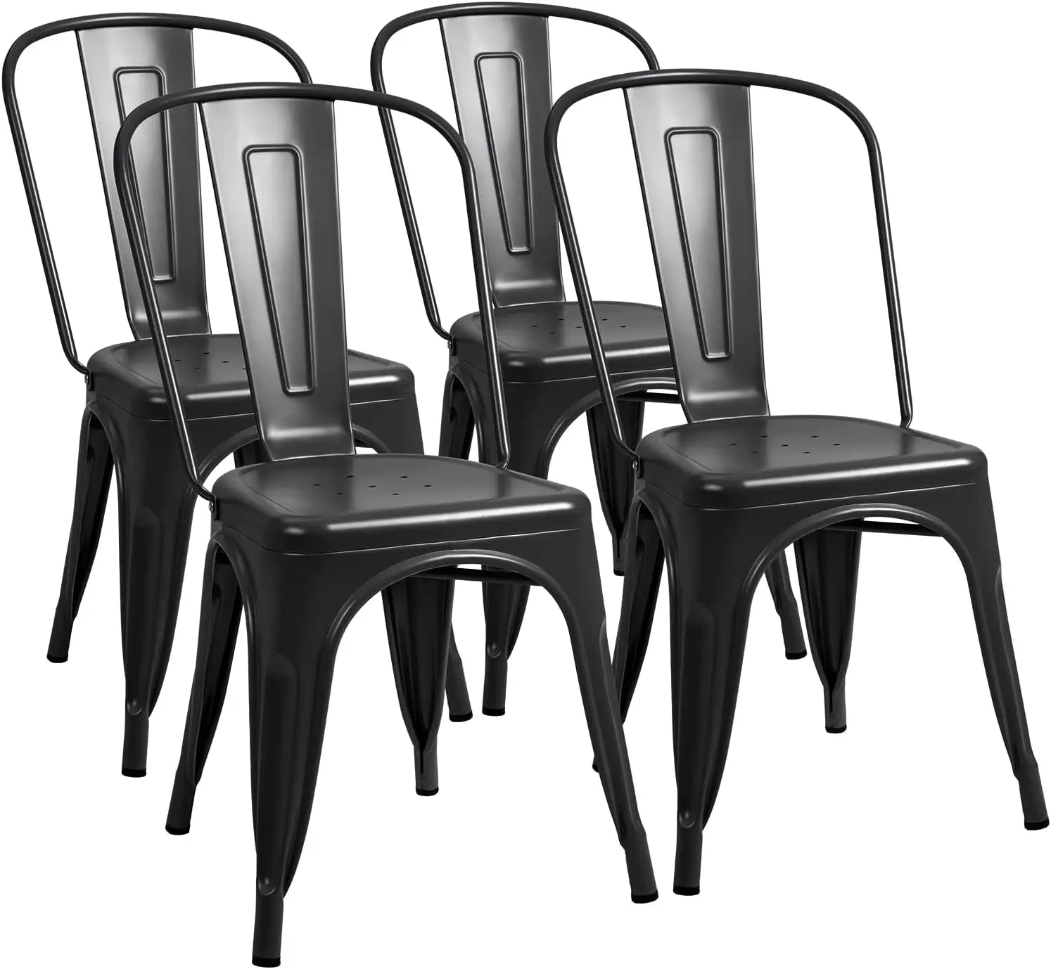4 Metal Indoor-Outdoor Stackable Classic