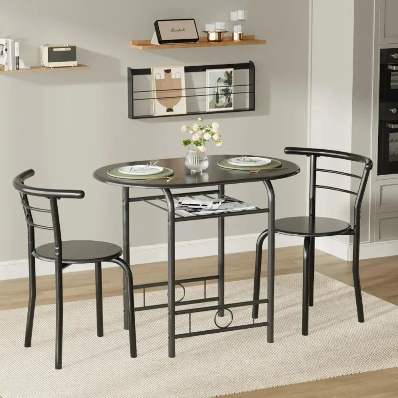 3-Piece Small Kitchen Dining Set