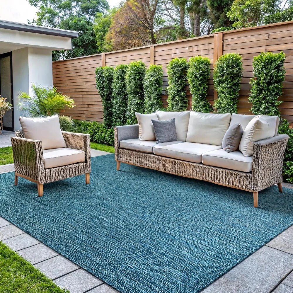 8x10 Indoor/Outdoor Modern Waterproof Washable