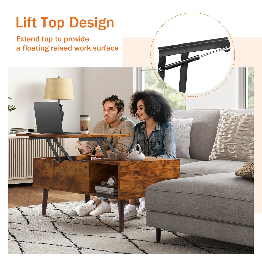 Lift Top Coffee Table 39.37"x19.7"