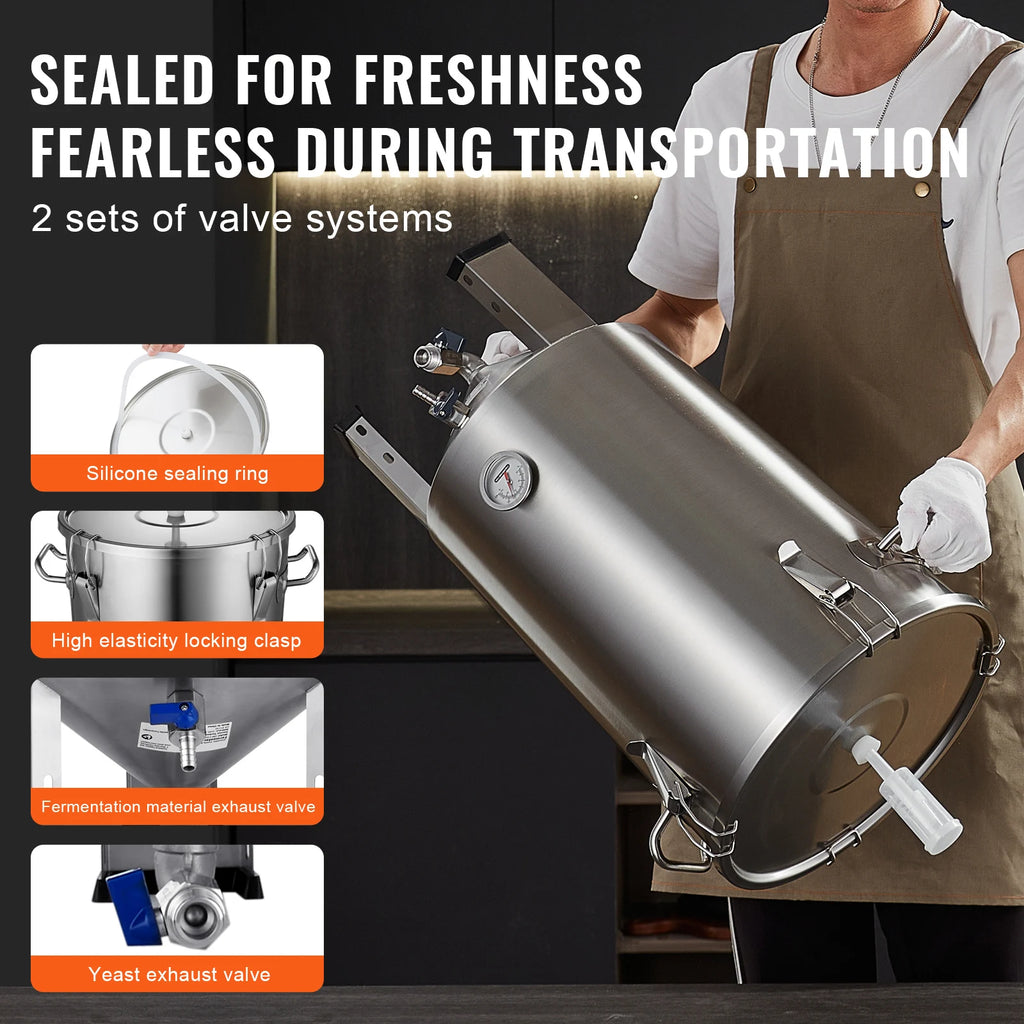 8 16 GALLON Beer Brew Fermenter