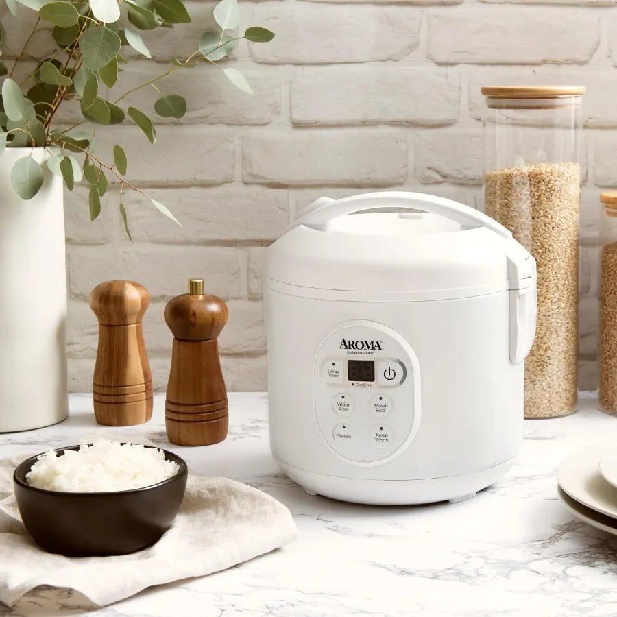 8-Cup Cooked / 4-Cup (Uncooked) Digital Rice Cooker
