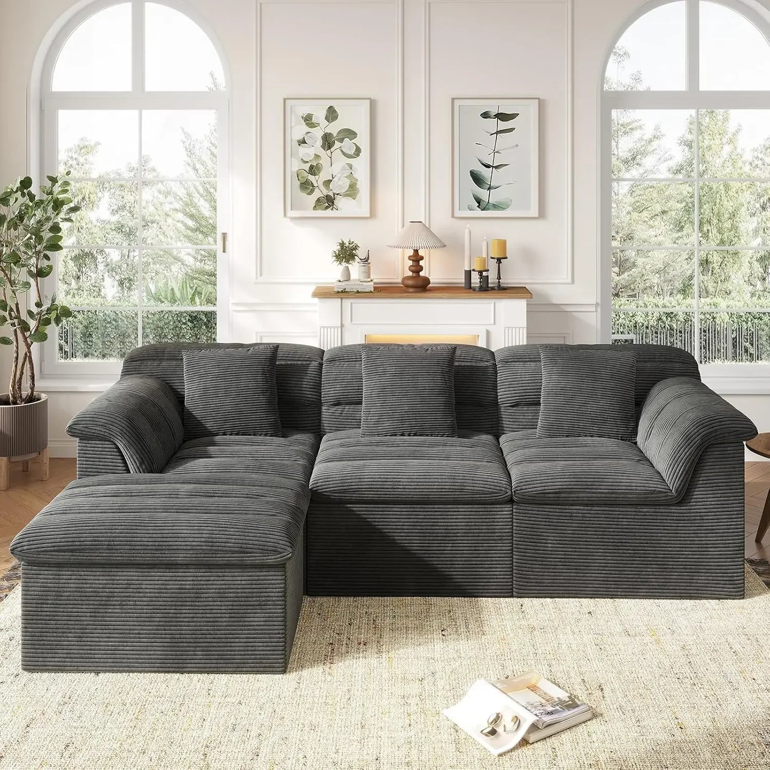 112" Modular Cloud Sectional