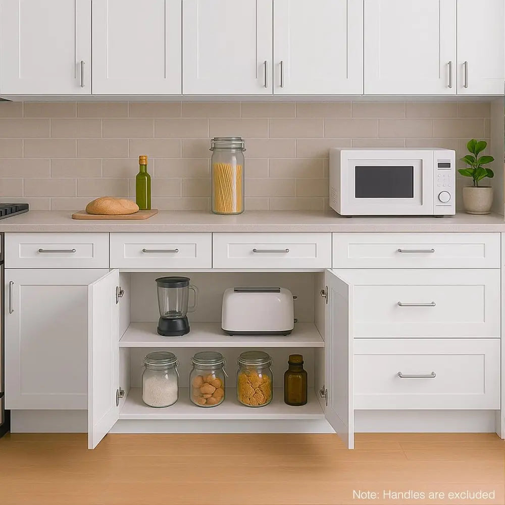 Base RTA White Shaker Plywood Box, Painted 36X34"