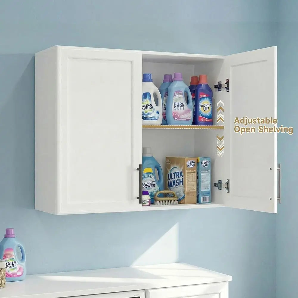 47" Wide Wall-Mount Cabinet W/Adjustable Shelves