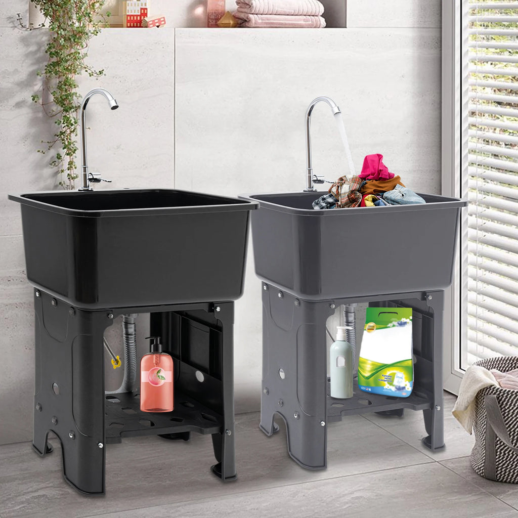Utility Large Capacity w/360 faucet Freestanding