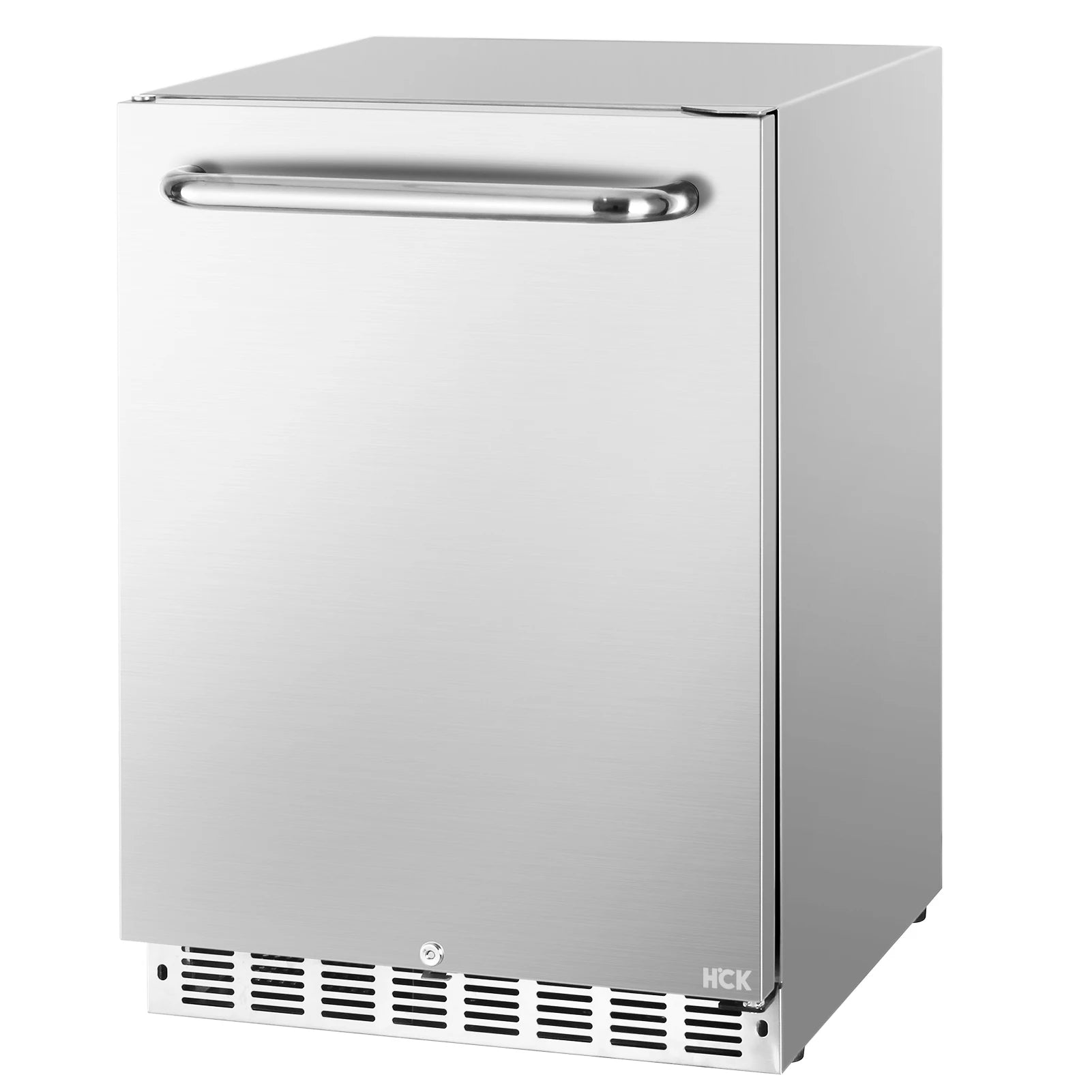 24" Under Counter Double Drawer Fridge Stainless