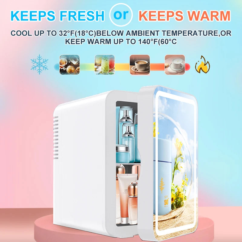 beauty skin cosmetics refrigerator