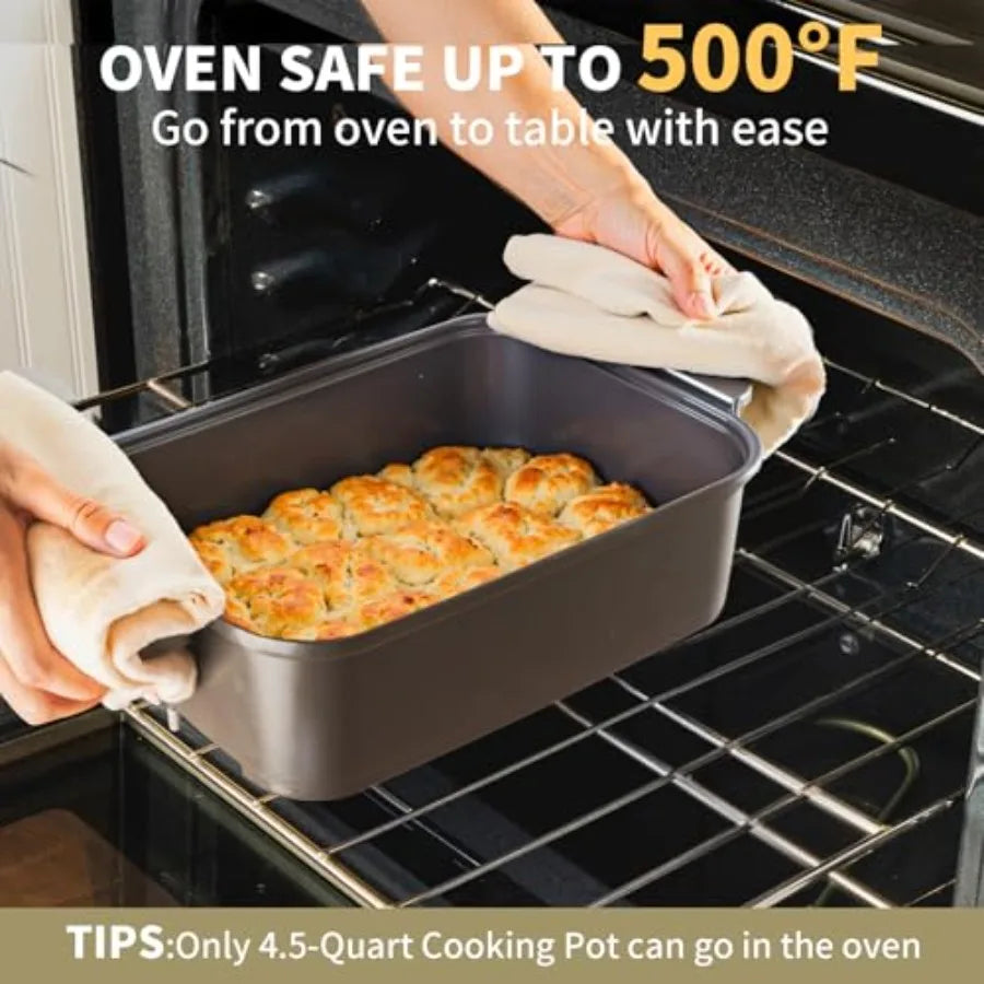 8-in-1 Digital Multifunctional Electric Skillet W/Lid