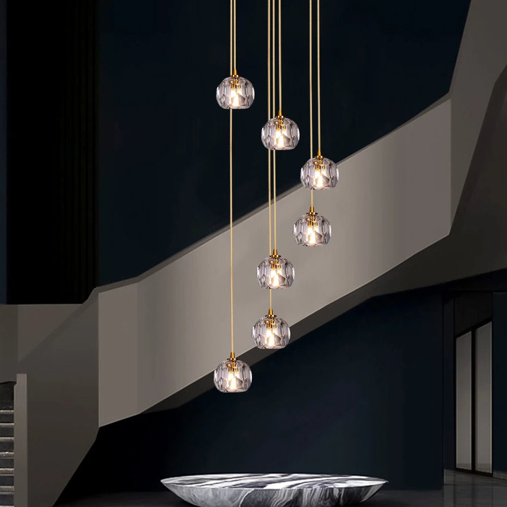Modern 7 Crystal  Chandelier
