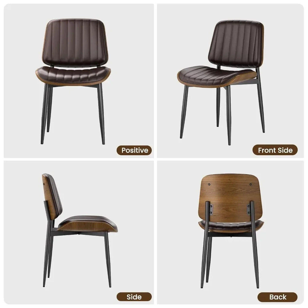 4 MCM Upholstered PU Leather