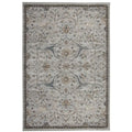 5'x7'6" Elegant Saffron Beige/Blue/Brown