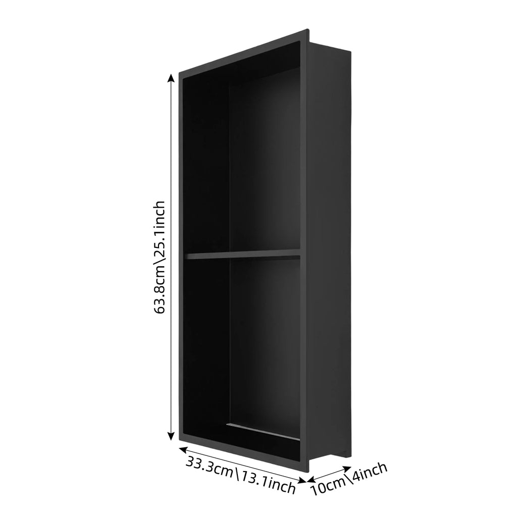 Stainless Steel Recessed Wall Niche w/Light