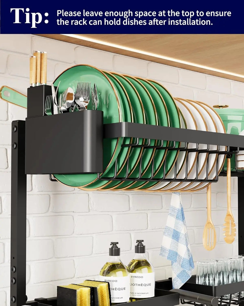 Adjustable Over-The-Sink Dish Rack