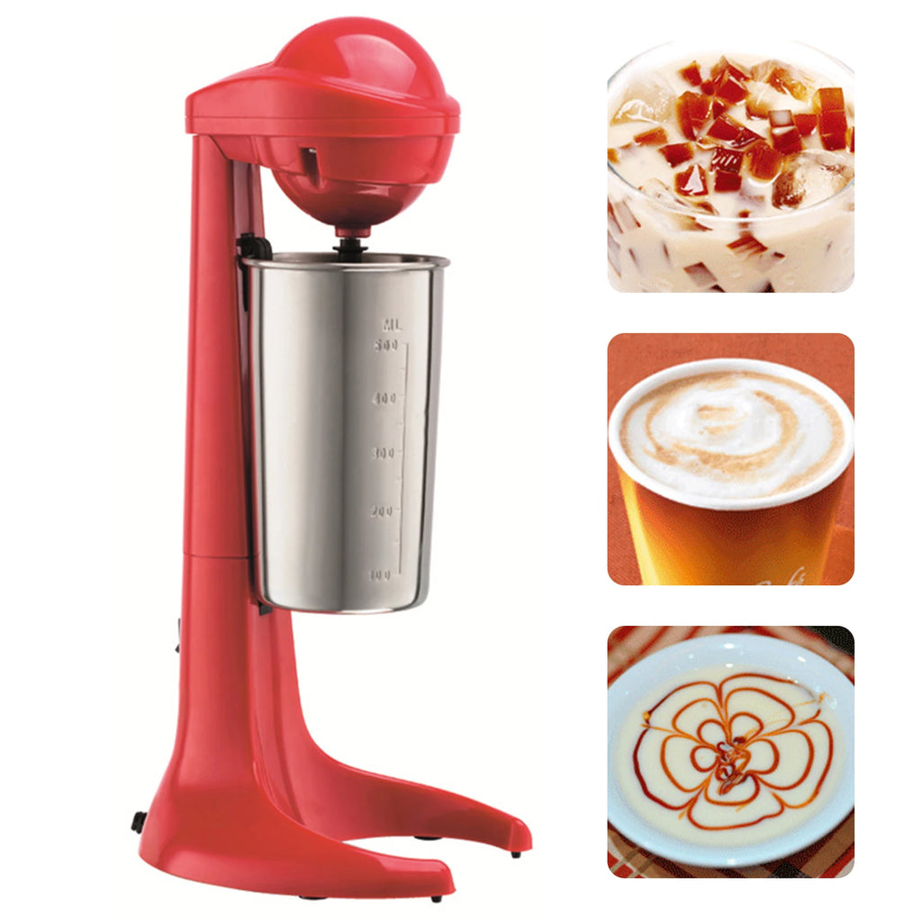 Red Milkshake Maker, 110V, 23000rpm, 100W Blender