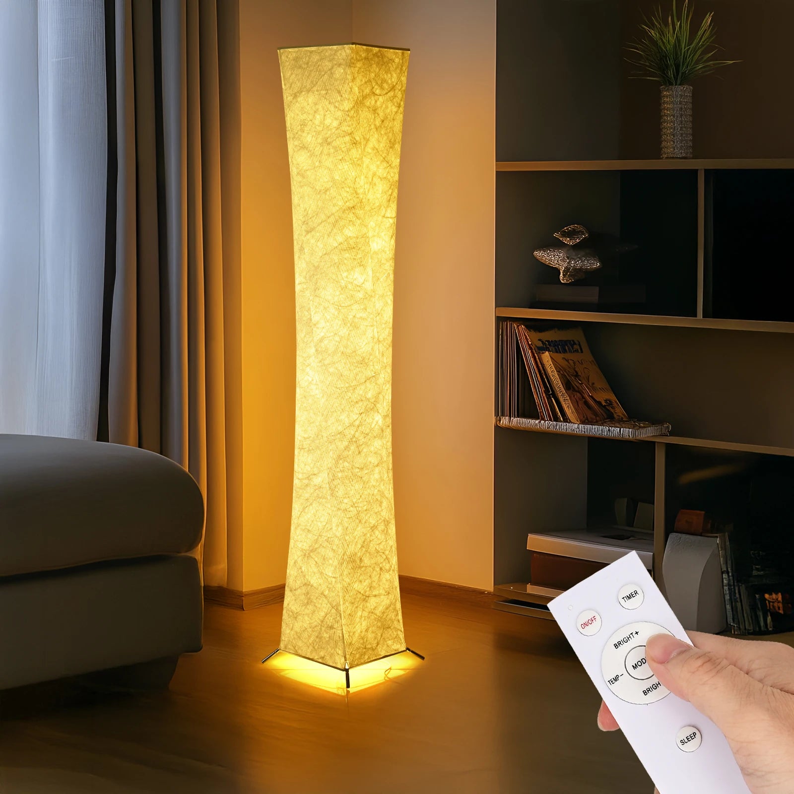 52" Modern Slim Soft Light Lamp