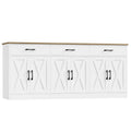 71 Large Sideboard Buffet Cabinet Storage, Farmhouse