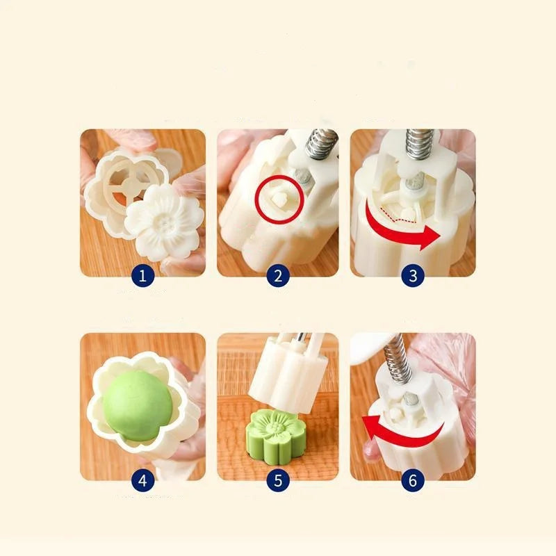 DIY Mooncake Mold Plastic Hand Press