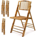 Vintage Bamboo Folding Chairs 4
