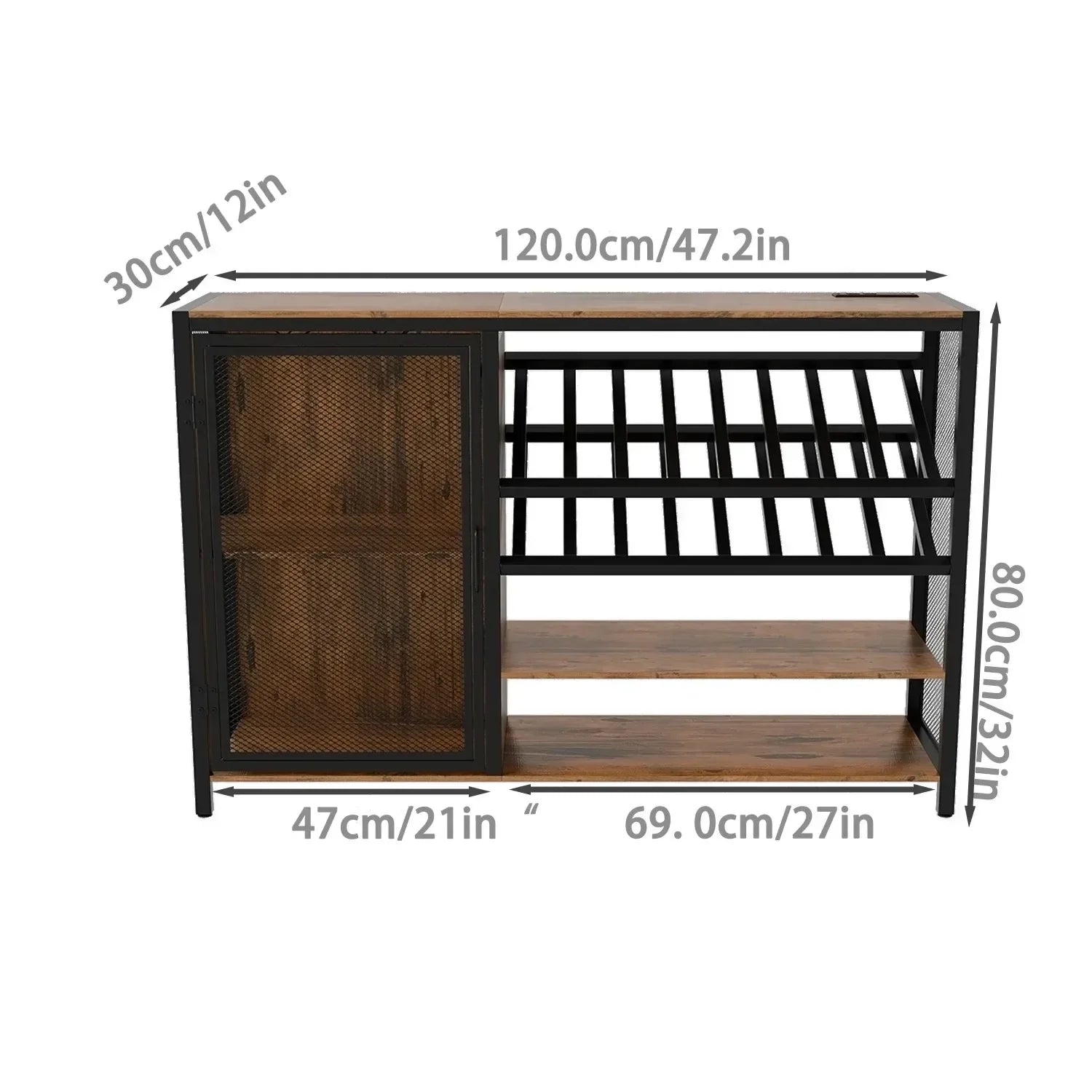 Wooden Wine Cabinet