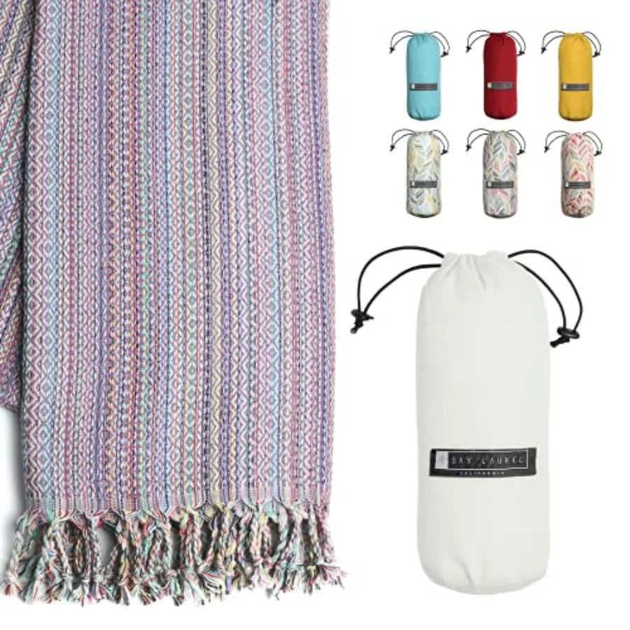 Turkish Beach Towel with Travel Bag 39 x 71