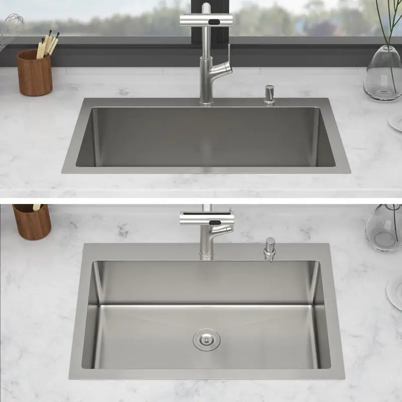 33" Drop-in Single w/Pull-out Faucet