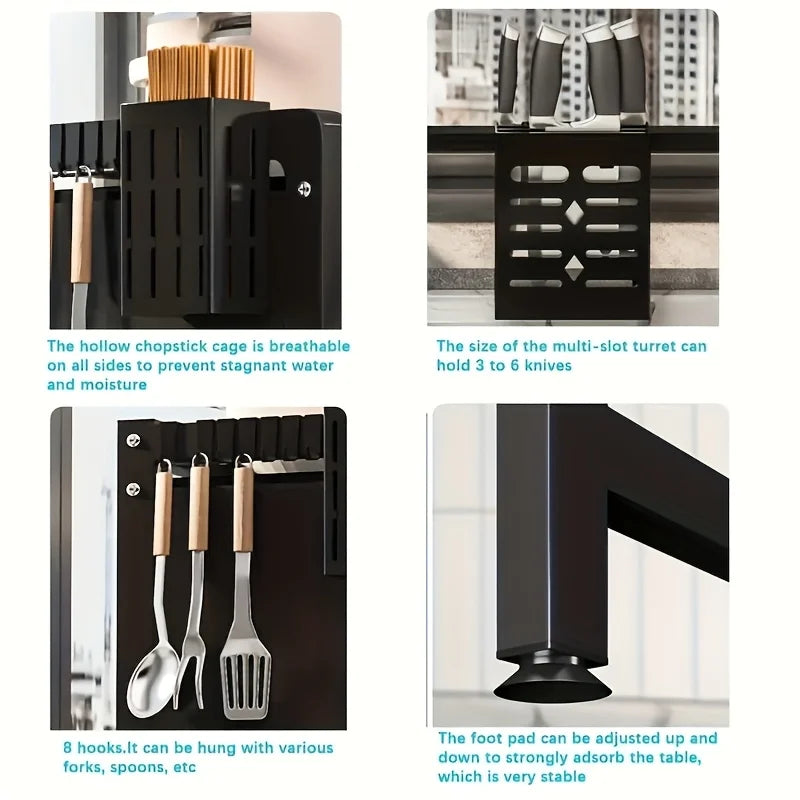 1pc Multi-Tier Drainage Rack