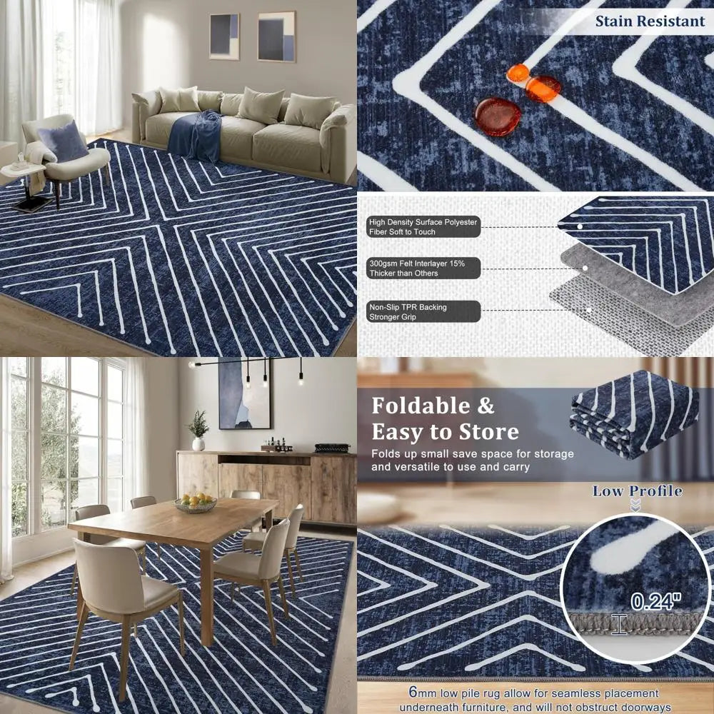 Large Washable Stain Resistant