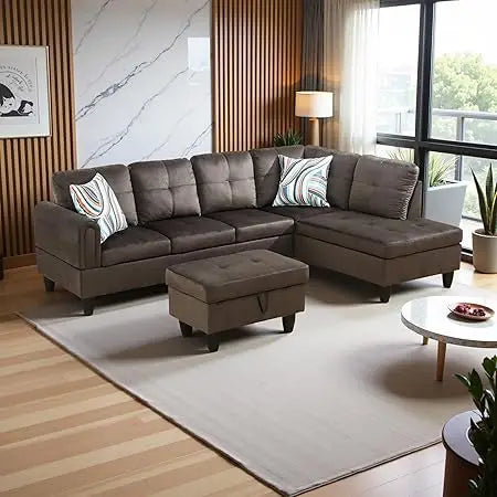 103.5" Oversized Sectional Couch L-Shaped