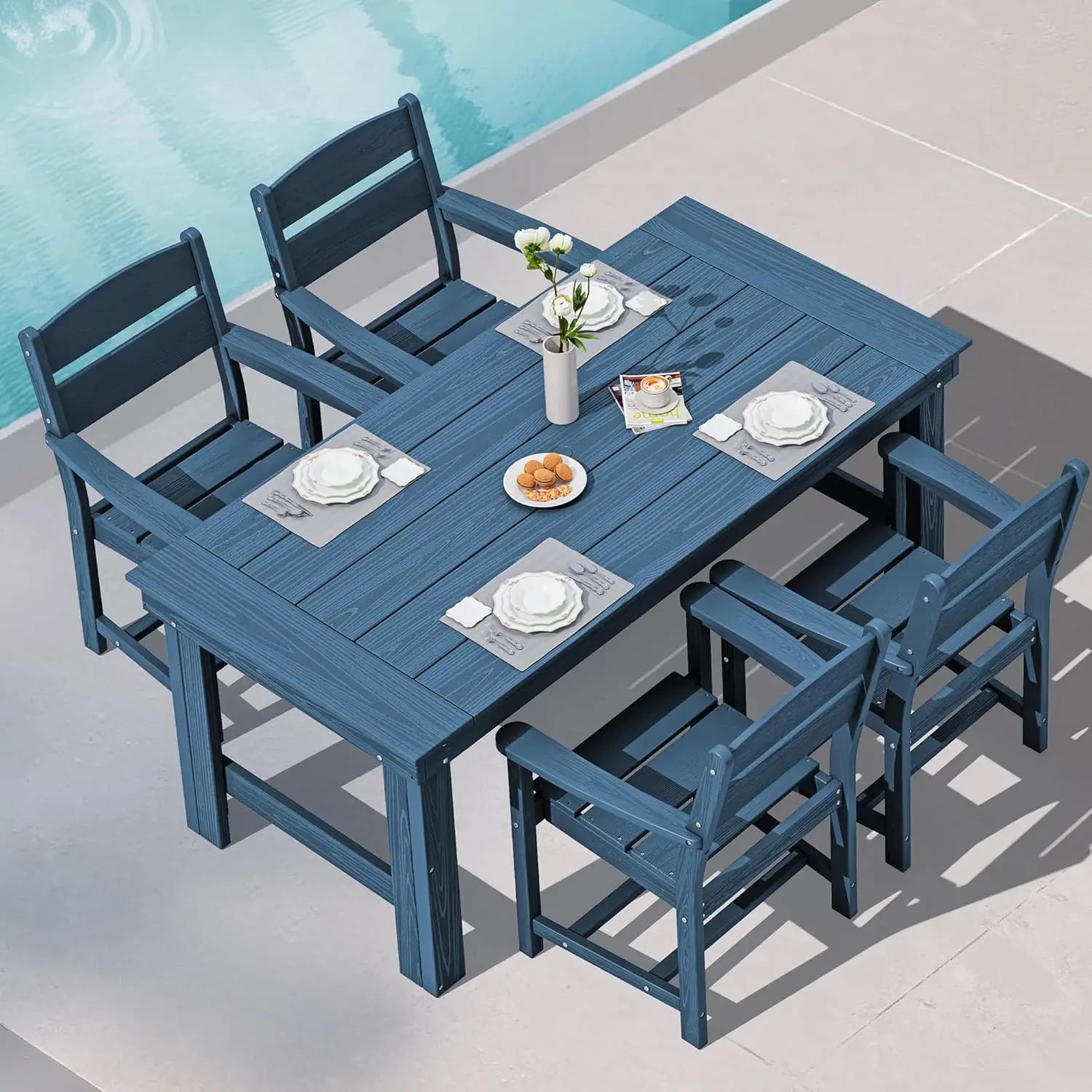 5 pc 67in HDPE Patio All-Weather