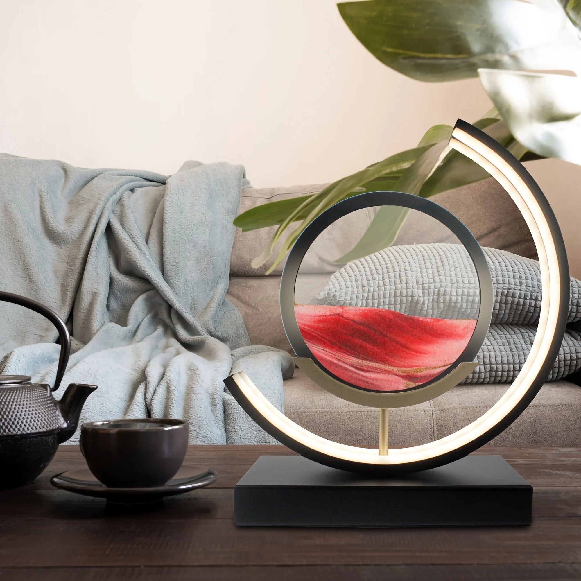 Moving Sand Art Picture-In- Motion Lamp
