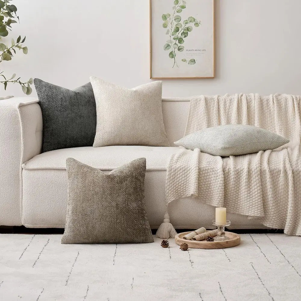 4 Couch Pillow Covers 22x22