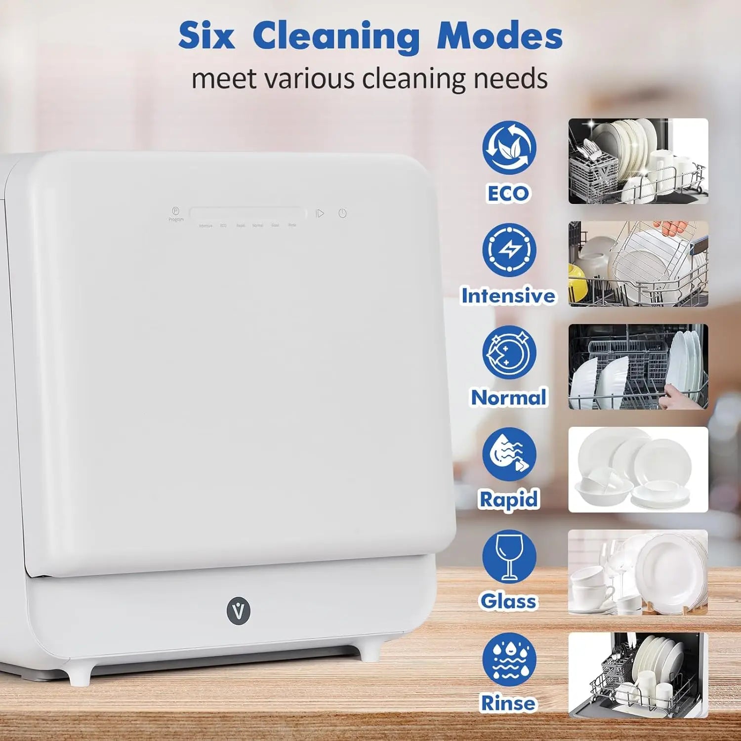 Portable Dishwasher Compact Countertop