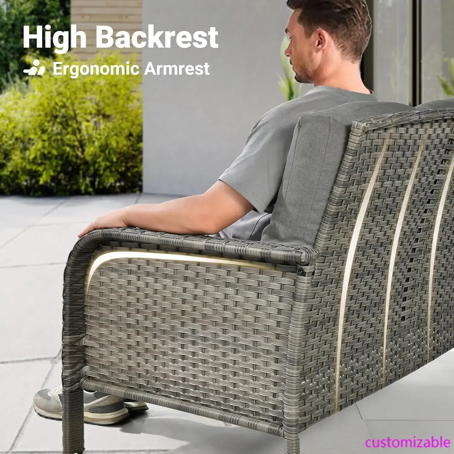 Whicker All-Weather Patio Set (2)