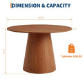 43" Round for 4-6 Wooden Farmhouse