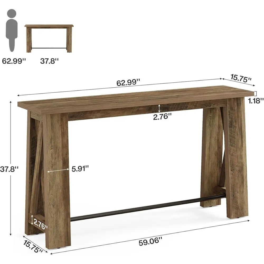 63 Counter-Height Pub Table