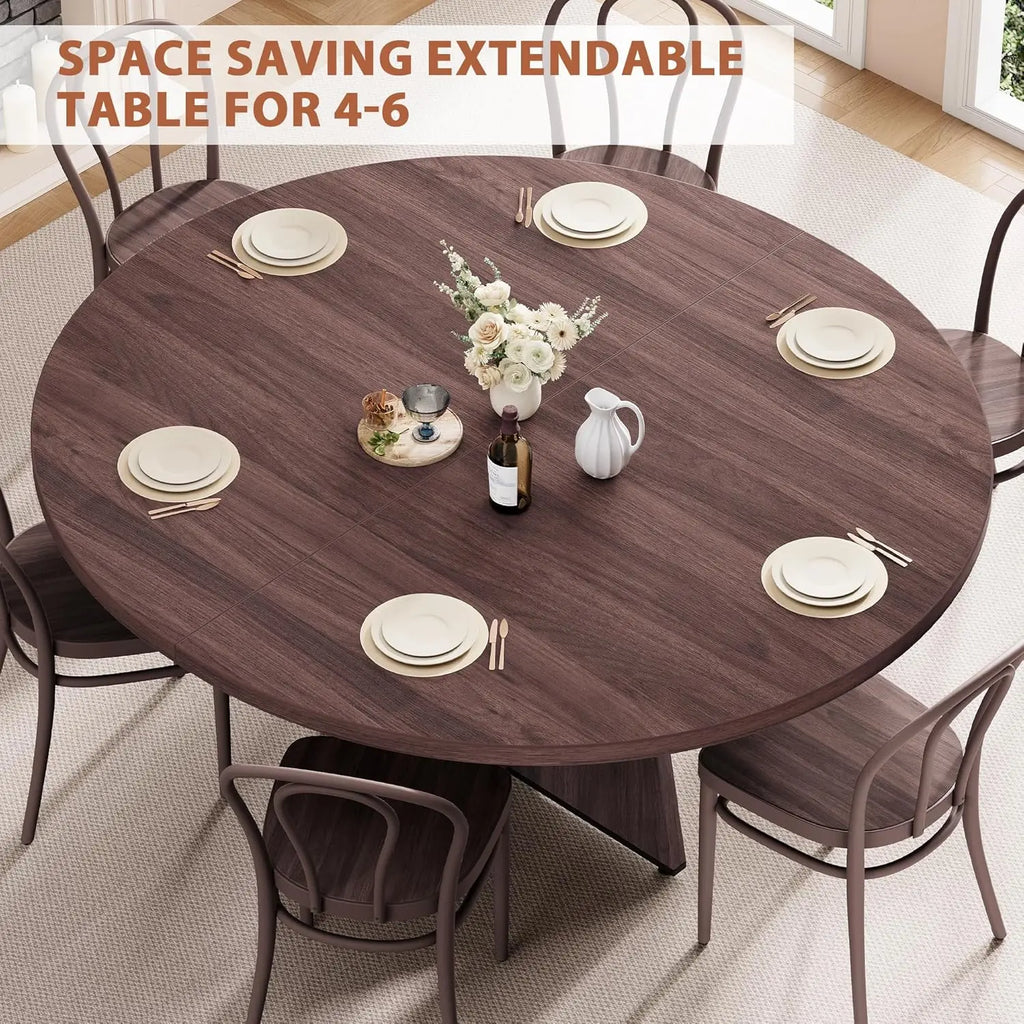 43-59" Extendable Round/oval for 4-8