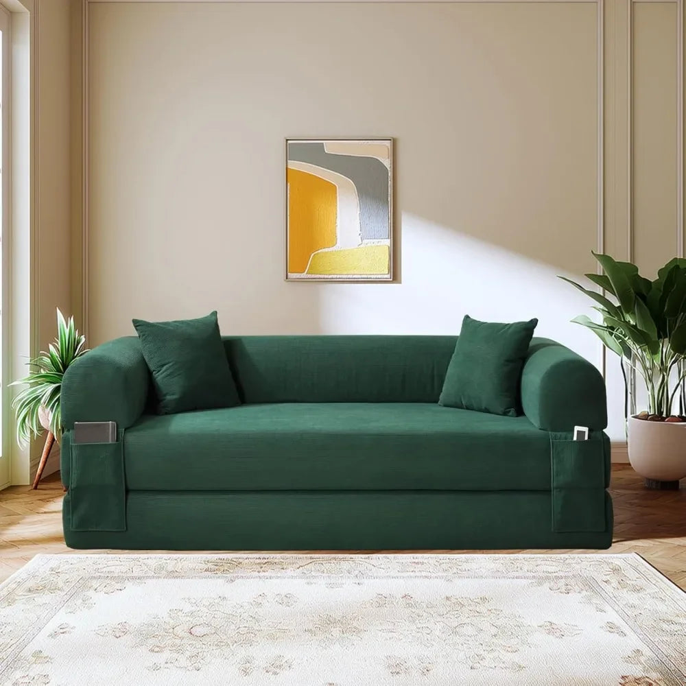 80" Corduroy Queen Sleeper Sofa