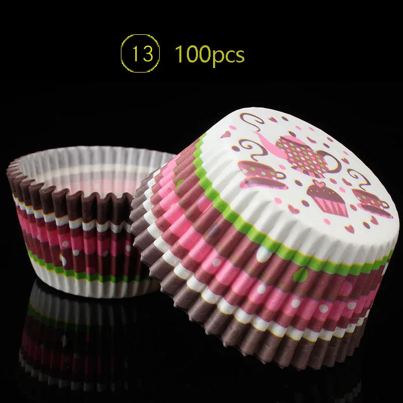 100pcs Muffin/Cupcake Paper Cups