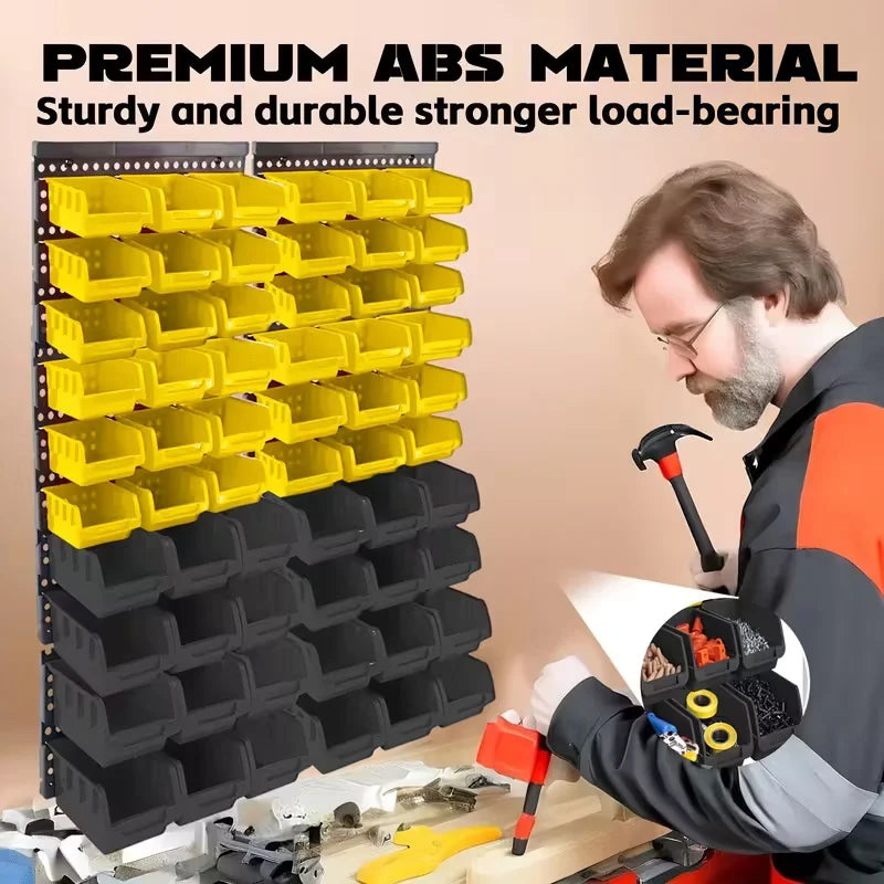 30pcs Heavy-Duty Wall Mounted Storage